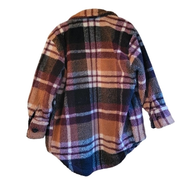 American Eagle Sherp Plaid shacket Size XS - Picture 2 of 7